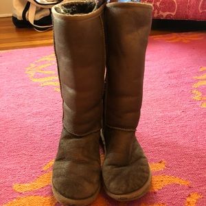 Metallic UGG boots